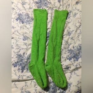 Plus size Savage Fenty Furry Thigh High Socks